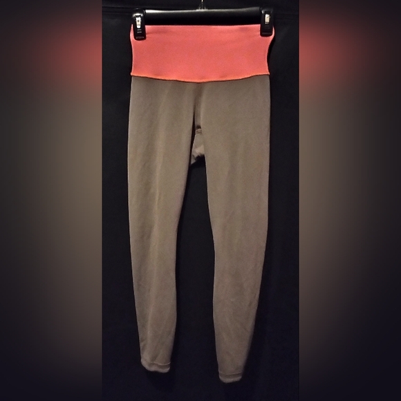 Lululemon Pink Gray High Times Pant Reversible 7/8 Leggings Yoga Workout 0 - Picture 5 of 9